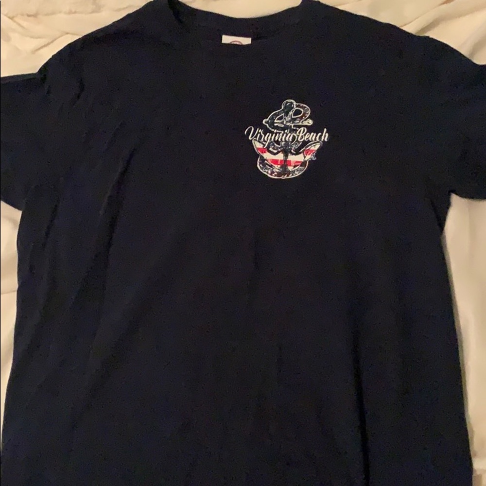 Navy blue Virginia Beach shirt
